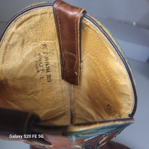 Boulet Men's Cowboy Boots – Size 9.5 or Women's size 11 - Picture 8 of 9